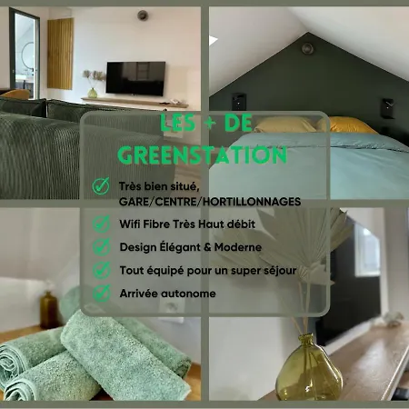 Apartment Le Greenstation-gare-hortillonnages-centre Amiens
